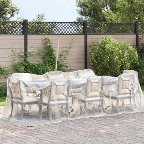 Bâche de protection  Bâche transparente avec œillets 2x4 m polyéthylène CFW43627
