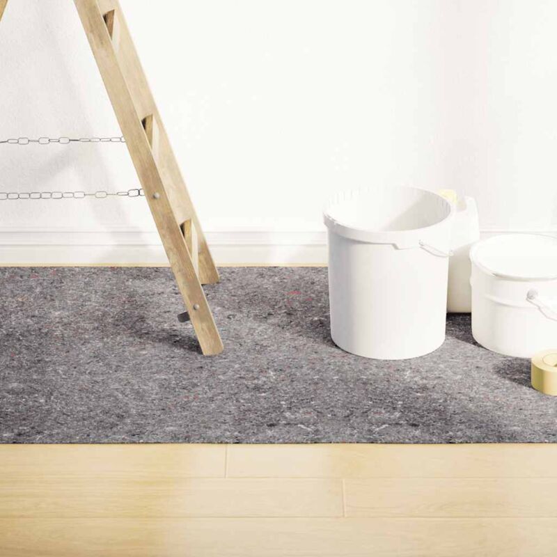 Vidaxl - Bâche de protection contre peinture 1020 cm 280 g/m² gris