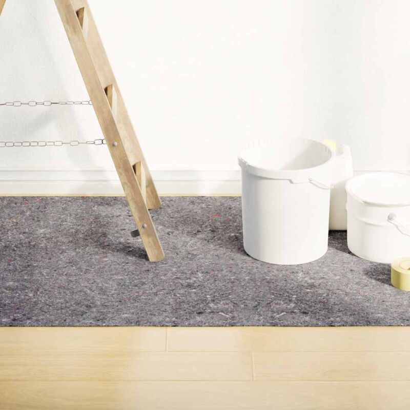 vidaXL Rutschfestes Malervlies 10 m 180 g/m² Grau