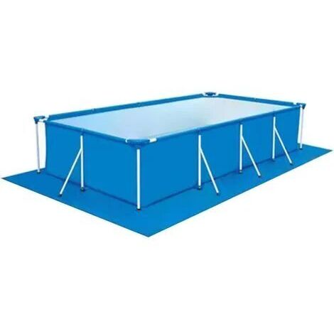 Bâche de protection de sol pour piscine rectangulaire - Tapis de piscine pour meubles de jardin, piscine, trampoline - Pliable et étanche - 338 x 239 cm