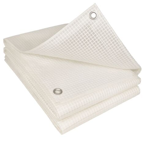 Bâche de Protection Découpable 160g/m² - En polyéthylène Armée - Indéchirable - 3 x 4 - Translucide