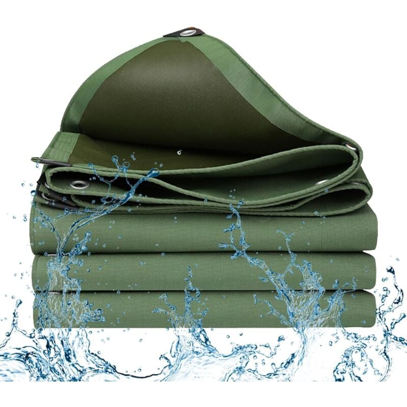 Sdlogal - Bâche 5x7m - 400g/m², Ultrixe Bache Exterieur Impermeable pour Chauffage de Bois, Jardin ou comme bache Piscine hivernage, avec œillets,