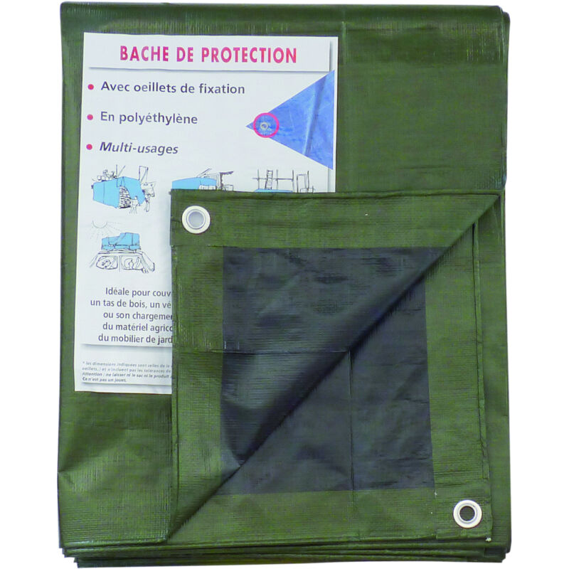 Sodise - Bâche de protection épaisse 140 gr 8x12 m - S18343