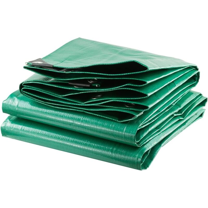 Bâche de Protection Extérieur, 2 x 3 m - Bâche Imperméable, Ultra Lourde et Résistante, Polyéthylène 300 g/m², Anti UV - Bâche Bois de Chauffage,