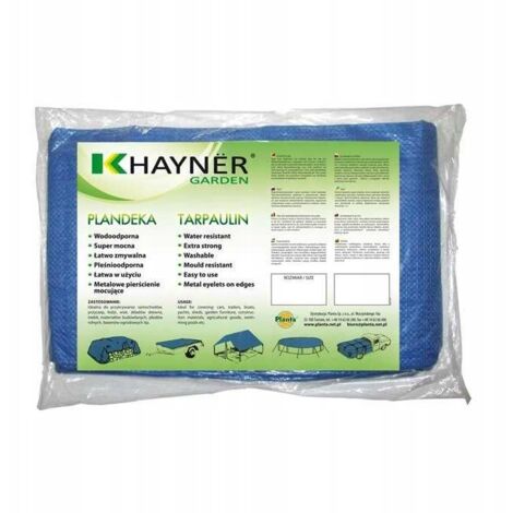 Bâche de protection imperméable ultra-résistante 3 m x 5 m