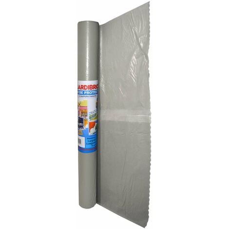Bâche de protection Jardibric 3 x 25 m Surface 75m² Film de protection en Polyéthylène bache de protection peinture
