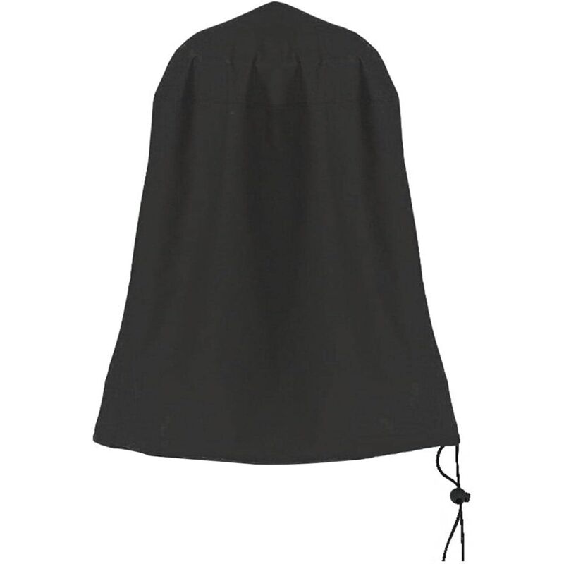 Shining House - Bâche de Protection pour Fontaine de Jardin - avec Cordon de Serrage - Noir - pour Jardin, Cour, terrasse - Grande capacité
