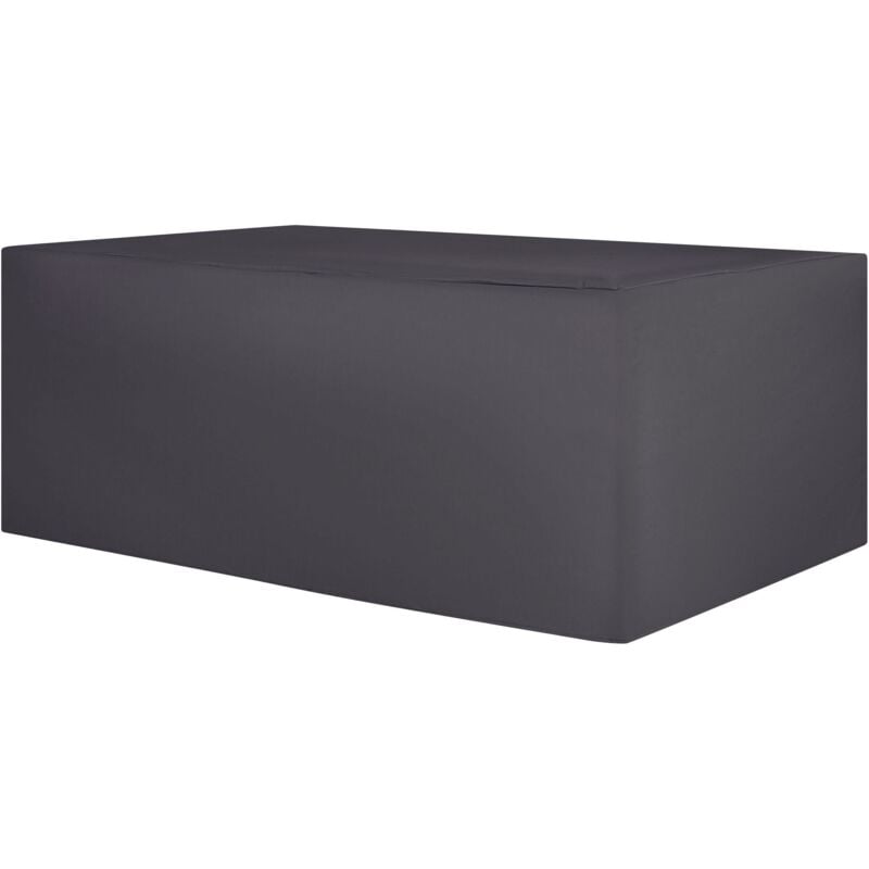 Bâche de Protection pour Meuble de Jardin en Tissu pvc 255 x 180 x 70 cm Noire Chuva