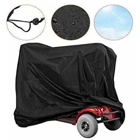 Bâche de Protection pour Scooter électrique, Housse Imperméable pour Scooter de Mobilité, Couverture de Scooter étanche, Anti-poussière, Soleil, Coupe-Vent et Anti-UV(1406691cm) -