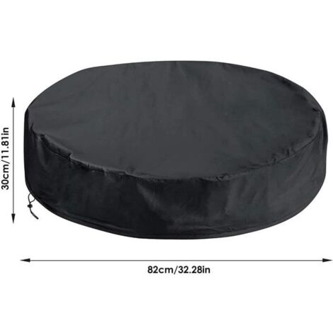 Bâche de Protection Ronde - 82x30cm - Tissu 210D - Résiste aux Intempéries