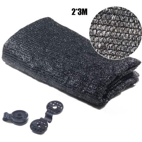 Bâche de protection solaire à 40 %, maille noire résistante aux UV, légère et respirante, idéale pour les fleurs et les plantes de jardin.