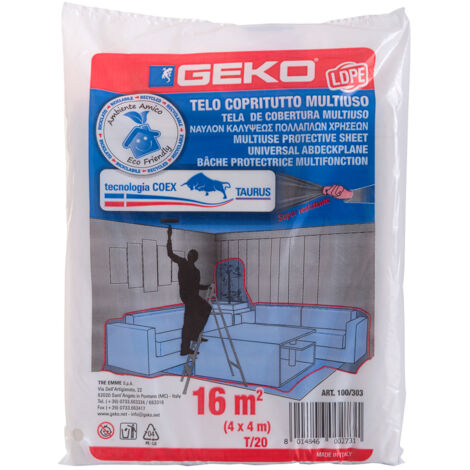 Bâche de Protection Très Epaisse 16m² sous  Sachet - GEKO