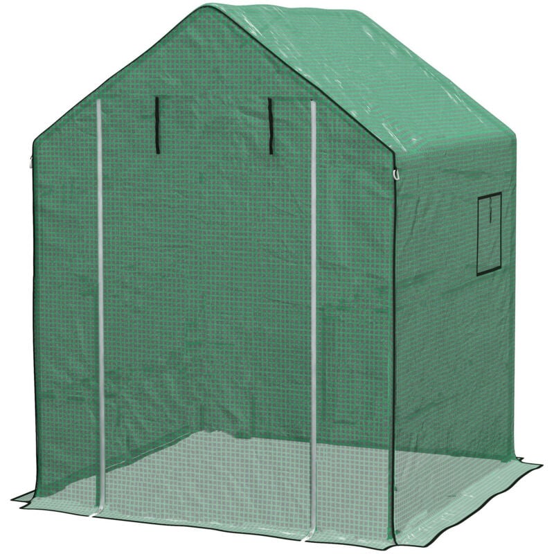 Bâche de remplacement serre de jardin dim. 140L x 143l x 190H cm pe