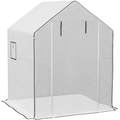 Bâche de remplacement serre de jardin dim. 140L x 143l x 190H cm PE