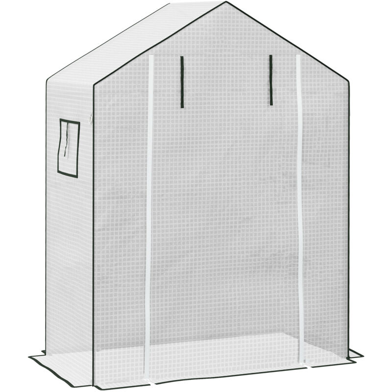 Bâche de remplacement serre de jardin dim. 140L x 73l x 190H cm pe