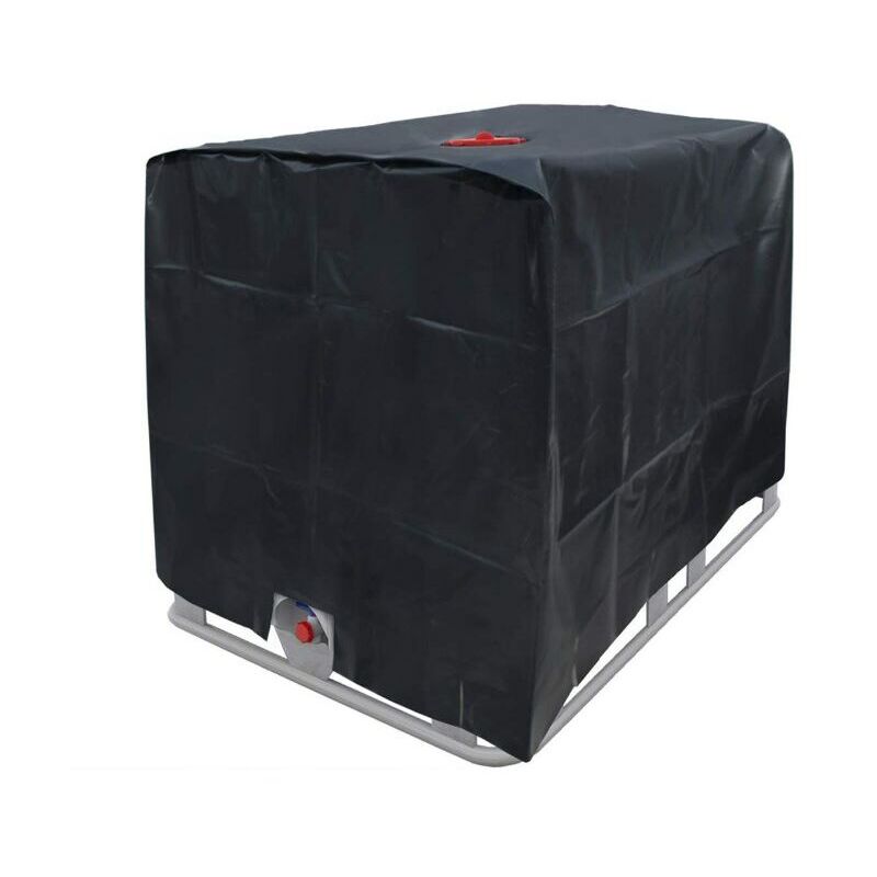 Bache de réservoir d'eau, Bache pour Cuve 1000 l ibc, Anti-poussiére Anti-UV Anti-Pluie (116 x 100 x 120 cm)