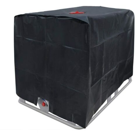Bache de réservoir d'eau, Bache pour Cuve 1000 L IBC, Anti-poussiére Anti-UV Anti-Pluie (116 x 100 x 120 cm)