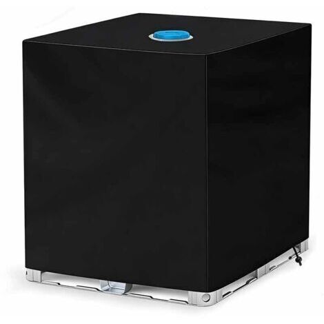 Bâche de réservoir d'eau, Bache pour Cuve 1000 L IBC, Anti-poussière Anti-UV Anti-Pluie (116 x 100 x 120 cm)，L'ouverture supérieure mesure 30 cm.