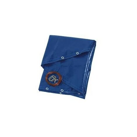 Bâche d'hivernage piscine hors sol ronde 140 g/m² – Diamètre 3,60 m – Polyéthylène traité anti-UV – Ourlet avec œillets métalliques – So De Pm