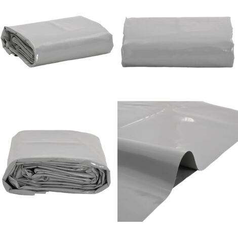 Bâche gris 2,5x4,5 m 650 g/m² - Bâche polyvalente - Bâche anti-UV