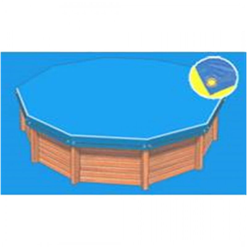 Bâche hiver Eco bleue compatible piscine Cristaline Evolux 4m