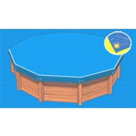 Bâche hiver Eco bleue compatible piscine modèle Calypso