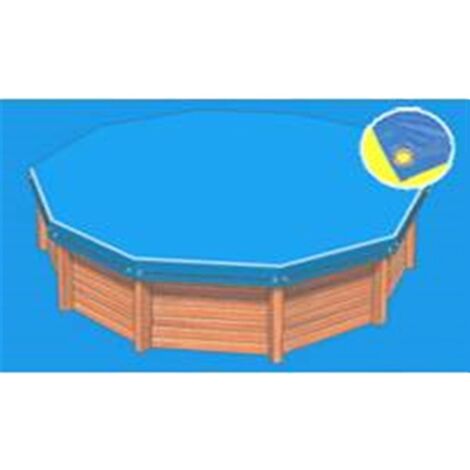 Bâche hiver Eco bleue compatible piscine modèle Capella