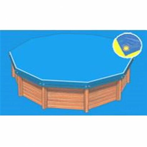 Bâche hiver Eco bleue compatible piscine modèle Vanille