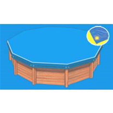 Bâche hiver Eco bleue compatible piscine naturalis rectangulaire 1 - 4.67 x 3.24m