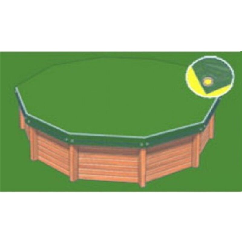 Piscineo - Bâche hiver Eco verte compatible piscine Nortland Octo 580