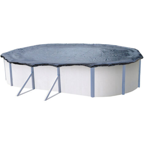 Bâche hiver pour piscines de taille 6,1 x 3,7 m à 6,5 x 3,8 m