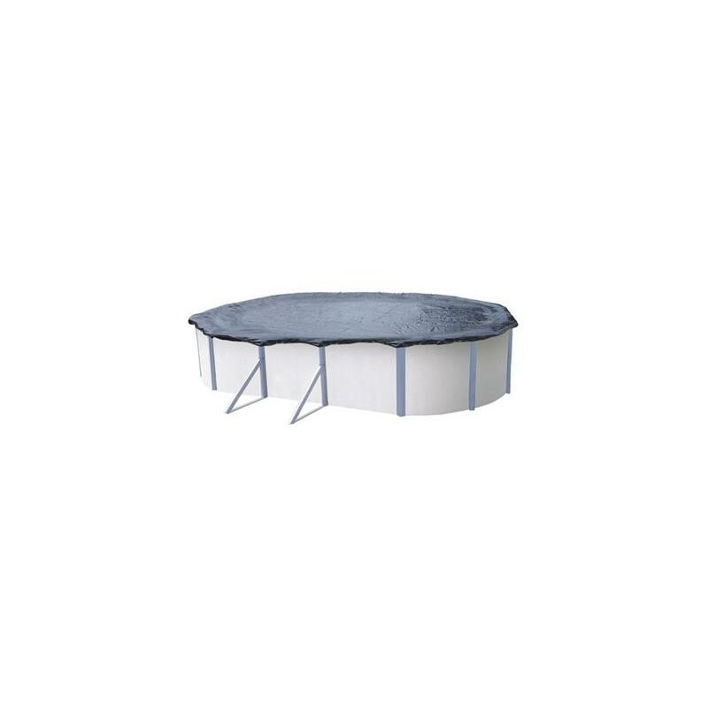 Heliotrade - Bache hivernage couverture protection piscine hors sol 6,50 x 4,15 m