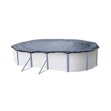 HELIOTRADE Bache hivernage couverture protection piscine hors sol 8,00 x 4,90 m