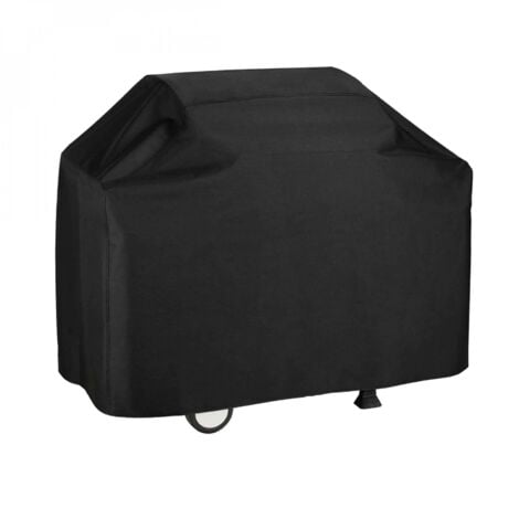 Bâche, housse de protection imperméable pour barbecue en tissu Oxford 210D, anti UV - 147 x 61 x 122 cm - Noir - Linxor
