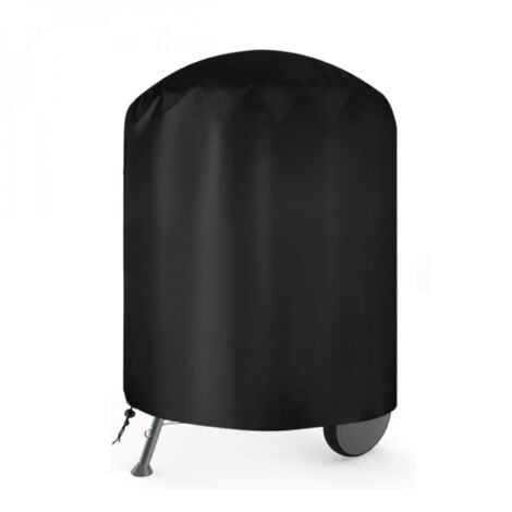 Bâche, housse de protection imperméable pour barbecue en tissu Oxford 210D, anti UV - 70 x 90 cm - Noir - Linxor