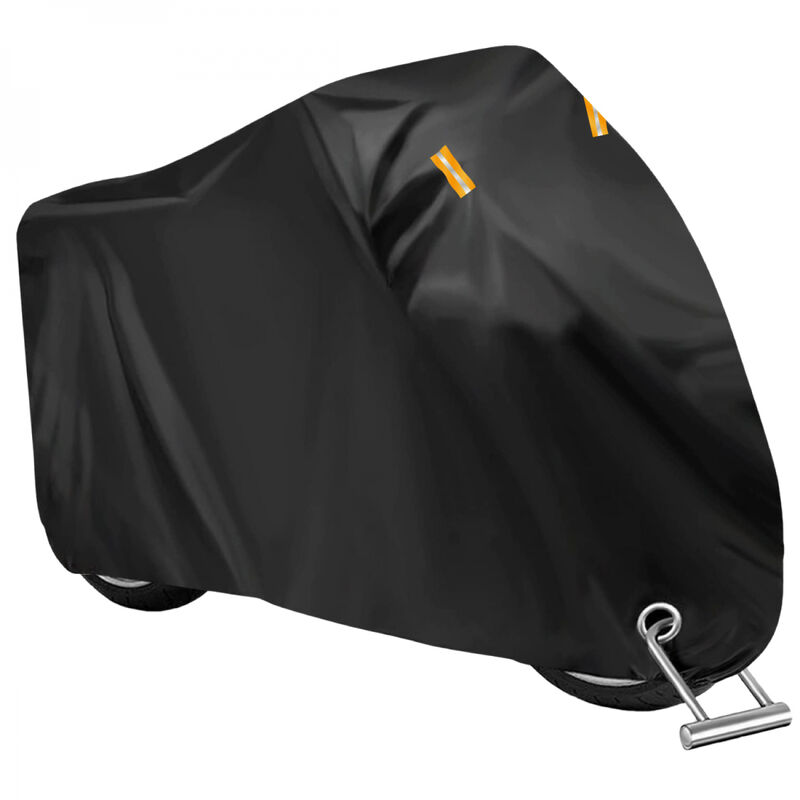 Bâche, housse de protection imperméable pour moto - 245 x 105 x 133 cm - Noir Linxor