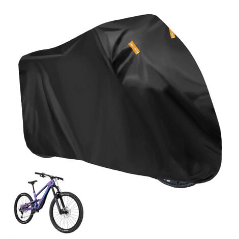 Bâche, housse de protection imperméable pour vélo - 200 x 75 x 110 cm - Noir - Linxor