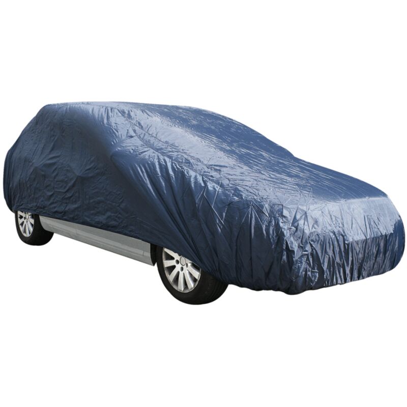 Bâche housse de protection voiture longueur 485 cm bleu - Bleu