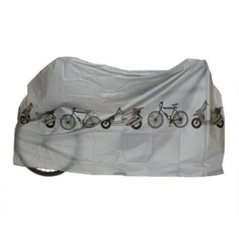 Bâche imperméable, housse de protection pour scooter, vélo, gris, 210 x 100 cm