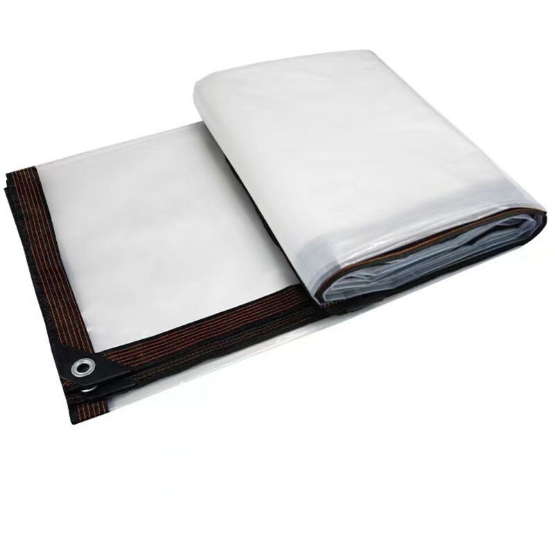 Bâche Imperméable Transparente Bâche Transparente avec Oeillets Bâche Transparente Résistante Aux Déchirures Bâches De Protection Étanche pour Serre