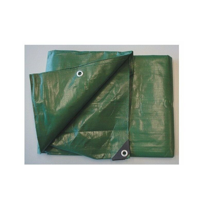 Bache ultra pro bicolore noir-vert 10 x 15 m - ref 2419