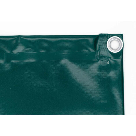 Bâche lourde 650g avec oeillets - Vert 3.5m x 5m Vert