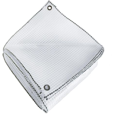 Bâche militaire transparente TR170MU - 2 x 2 m - Haute qualité - Imperméable - Résistante aux UV