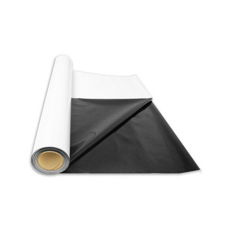 Bache Noir et Blanche - Rouleau 2 x 25 m