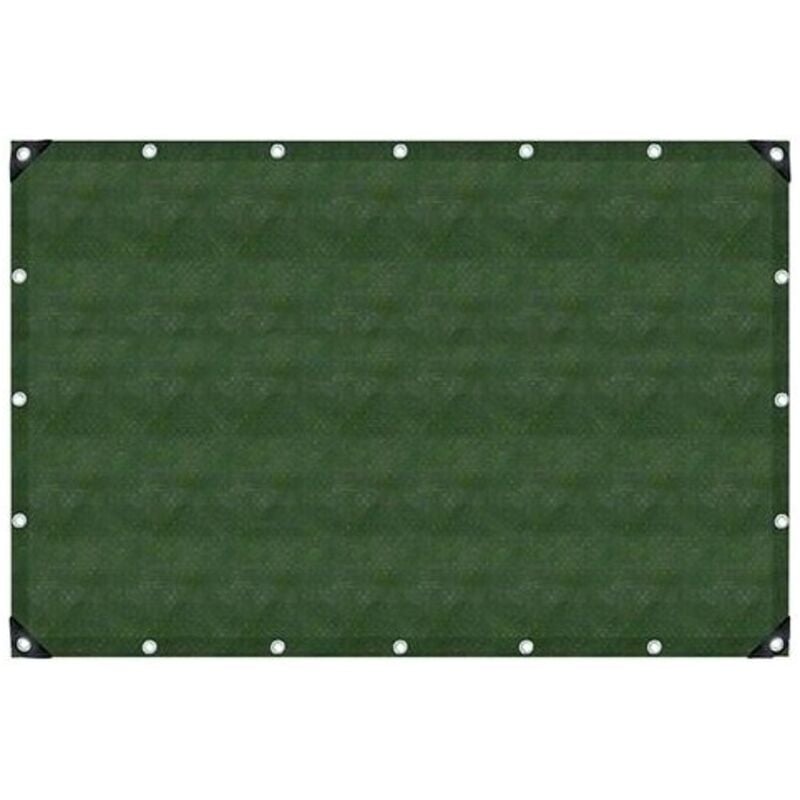 FP - Bache oliv 10x12m UV-stabilis. oiellet 50 cm