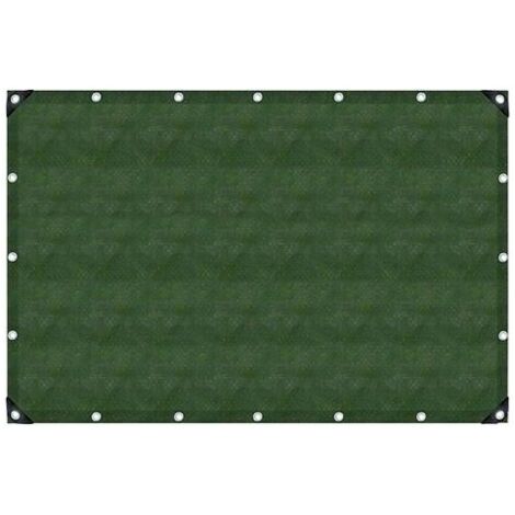 Bache oliv 4x5m UV-stabilis. oiellet 50 cm