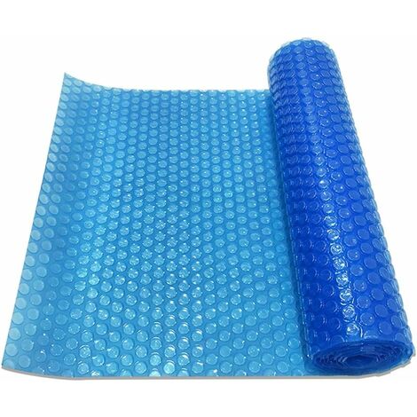 Bache Piscine Bulle Couverture Solaire Rectangulaire de Piscine de Bulle, Peut Être Coupé des Couvertures Chauffantes de Natation d'hiver, pour Piscines Hors Terre Ou Creusées