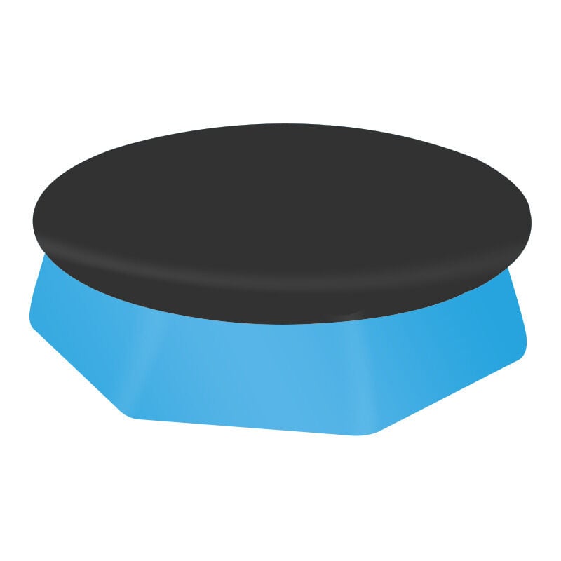 Galozzoit - Bache Piscine Ronde pour Piscine Ronde 366 cm, Couverture de Piscine, Matériau Amélioré, Plus épais et Durable, Résistant à la Poussière