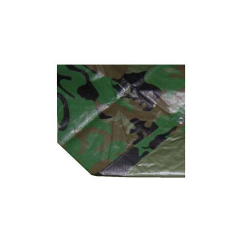 Bâche plastique camouflage - 2x3 m