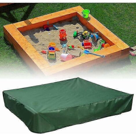 Bâche pour bac à sable 120x120 cm, imperméable et résistante aux UV (indice de protection 70), compatible avec les bacs à sable Oxford.